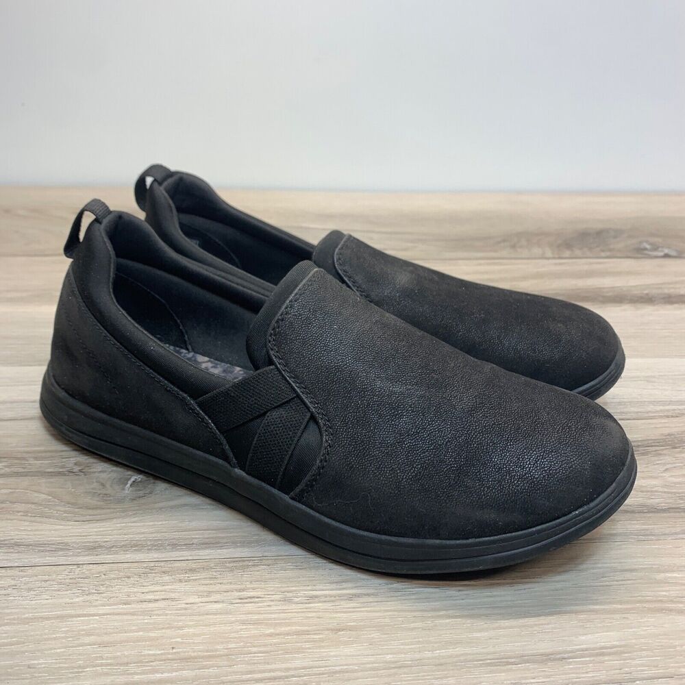 Clarks Cloudsteppers‎ Shoes Womens 9 M Breeze Bali Loafer Black Leather 26168954